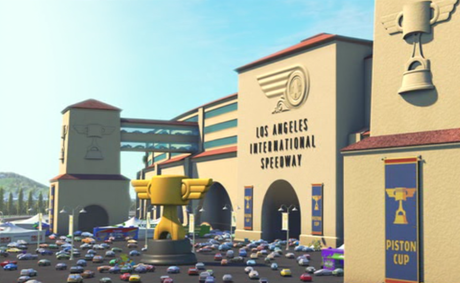 Los Angeles International Speedway Pixar Wiki Disney Pixar