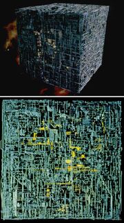 Borg cube original studio model
