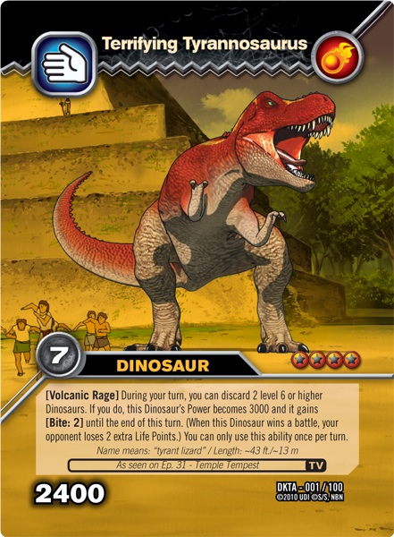 dinosaur king t rex