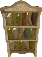 Oak bookcase built