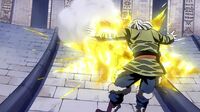 Natsu charges towards Zero