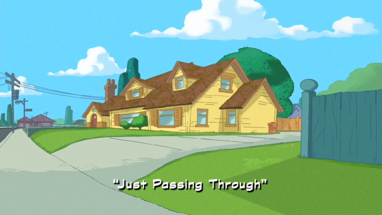 Just Passing Through title card