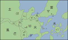 Mapa Mundial Naruto