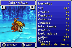 Estadisticas Subterraneo