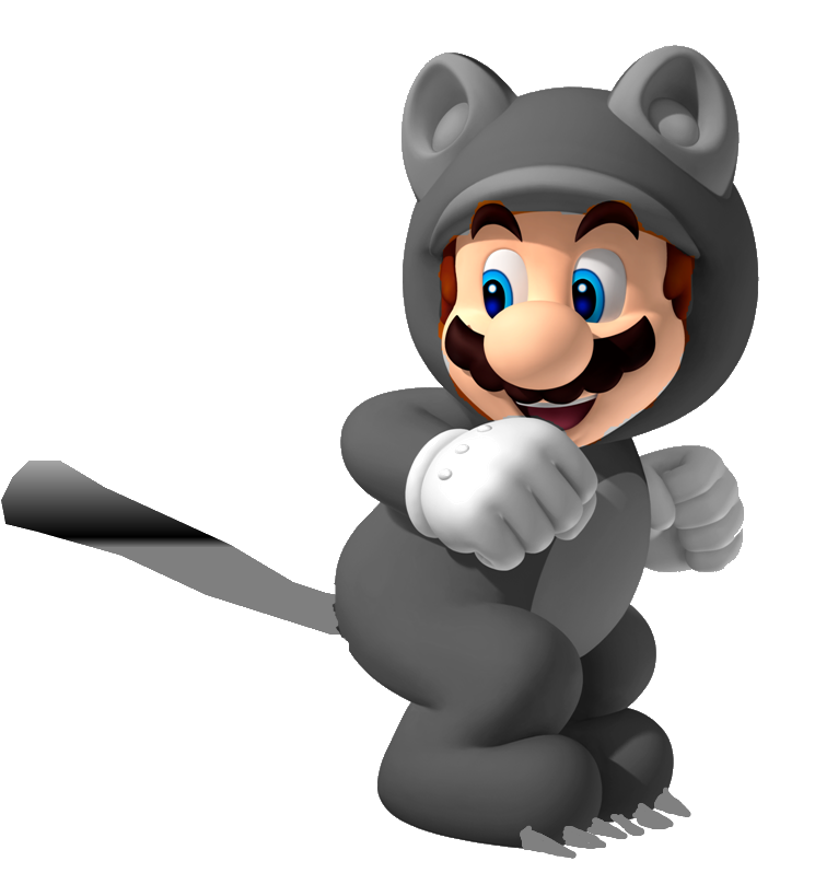 super mario 3d world white cat mario