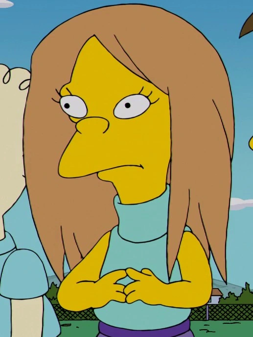 Longhaired girl Simpsons Wiki