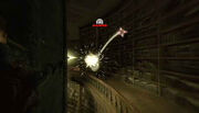 A picture from the video game of bullets in Assassin Time.