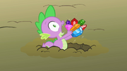 Spike caught trying to eat gems S01E19