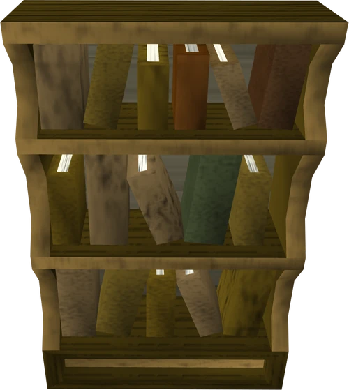 Wooden bookcase The RuneScape Wiki