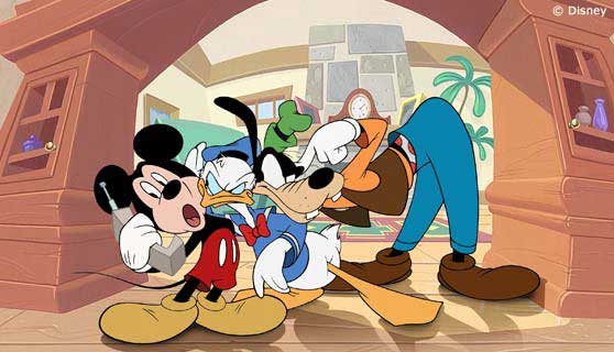 Mickey, Donald And Goofy