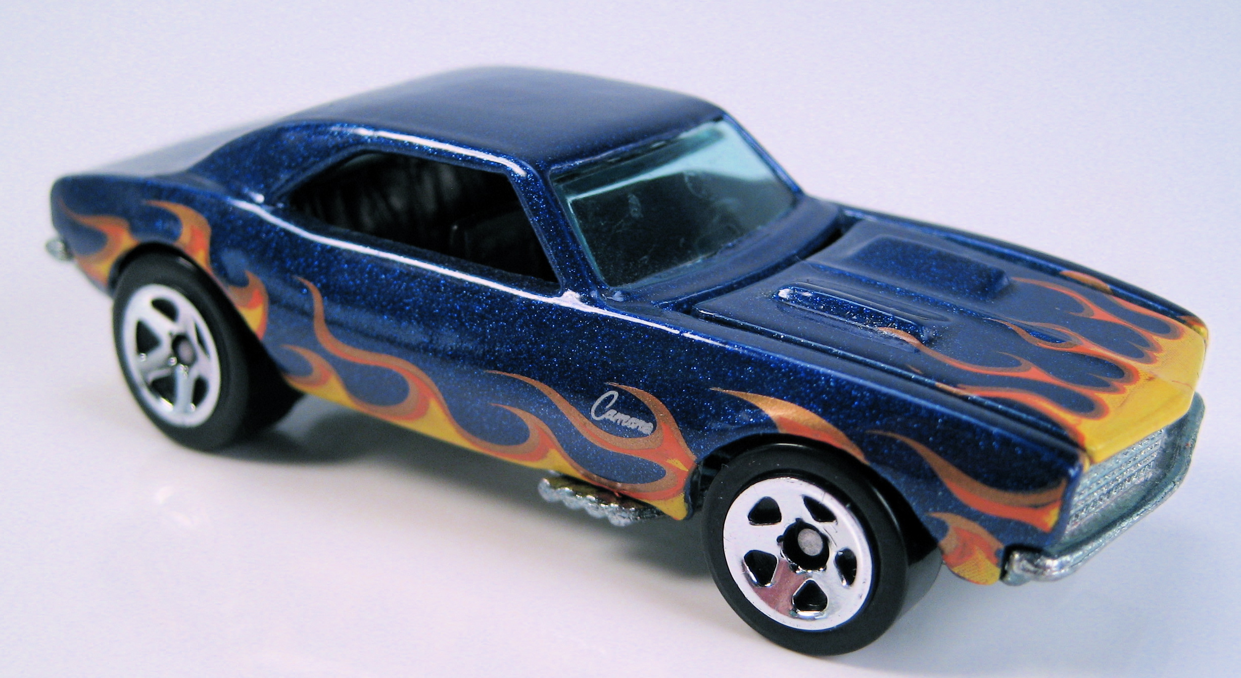 Image 67 Camaro Series Blue With Flames Hot Wheels Wiki
