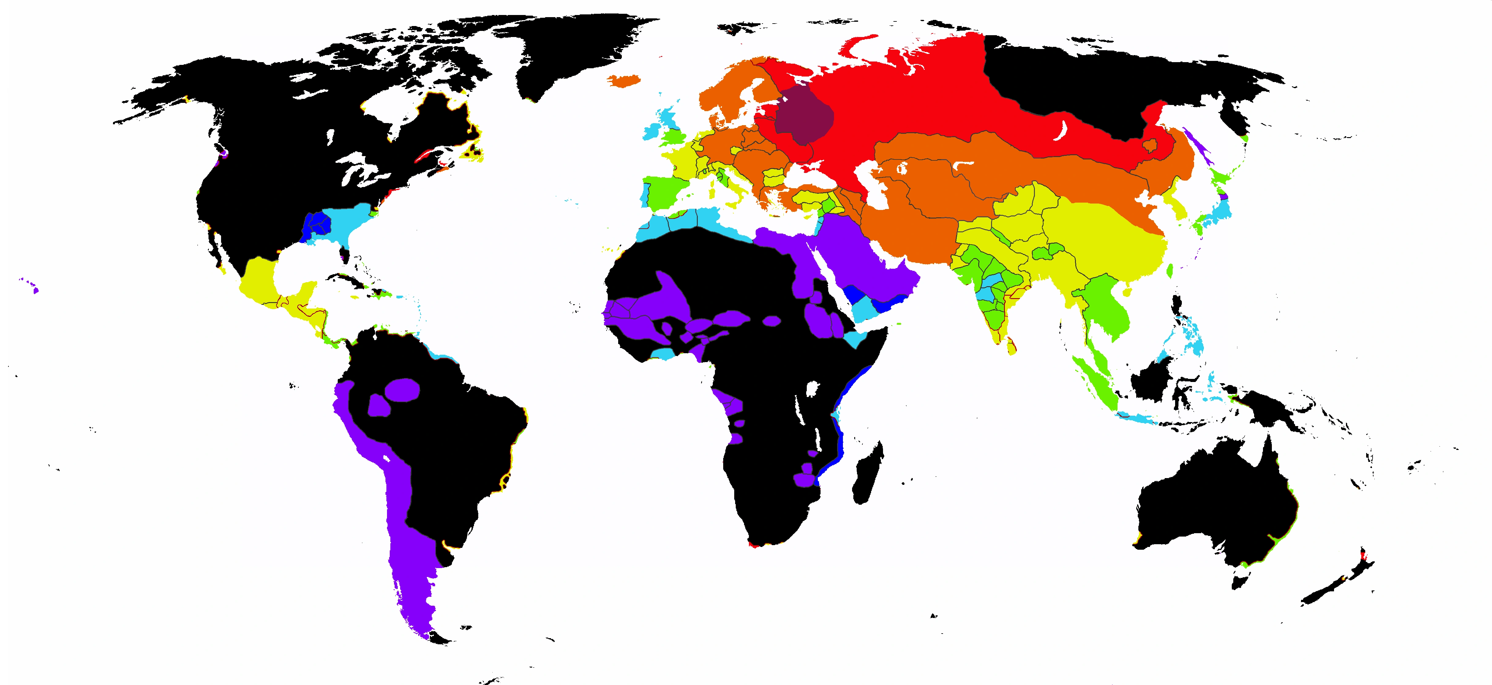 Map Of The World Year 1 ... Industrialization Map on world map year 1 beginning of arachosian expansions ...