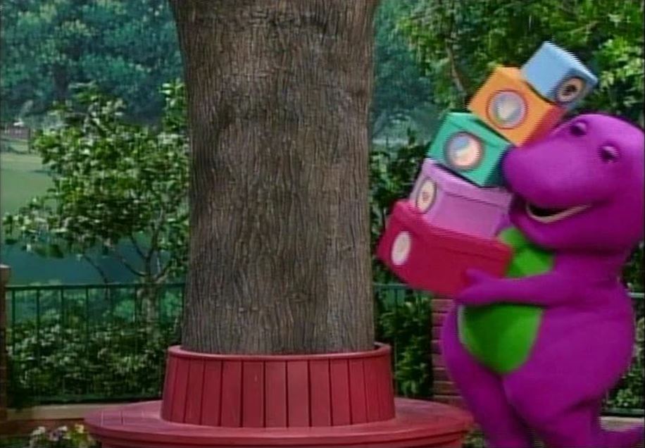 5 senses song barney