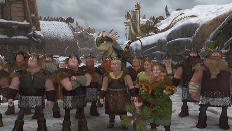 Image - Dragons and Vikings.jpg - How to Train Your Dragon Wiki