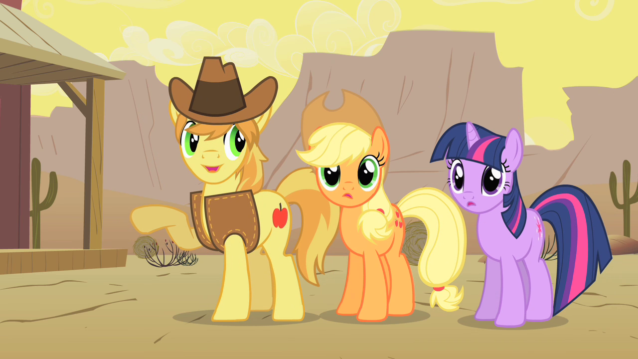 Image Braeburn Applejack and Twi S01E21.png My Little Pony