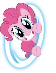 FANMADE Pinkie portal front by blackgryph0n-d3f93p8