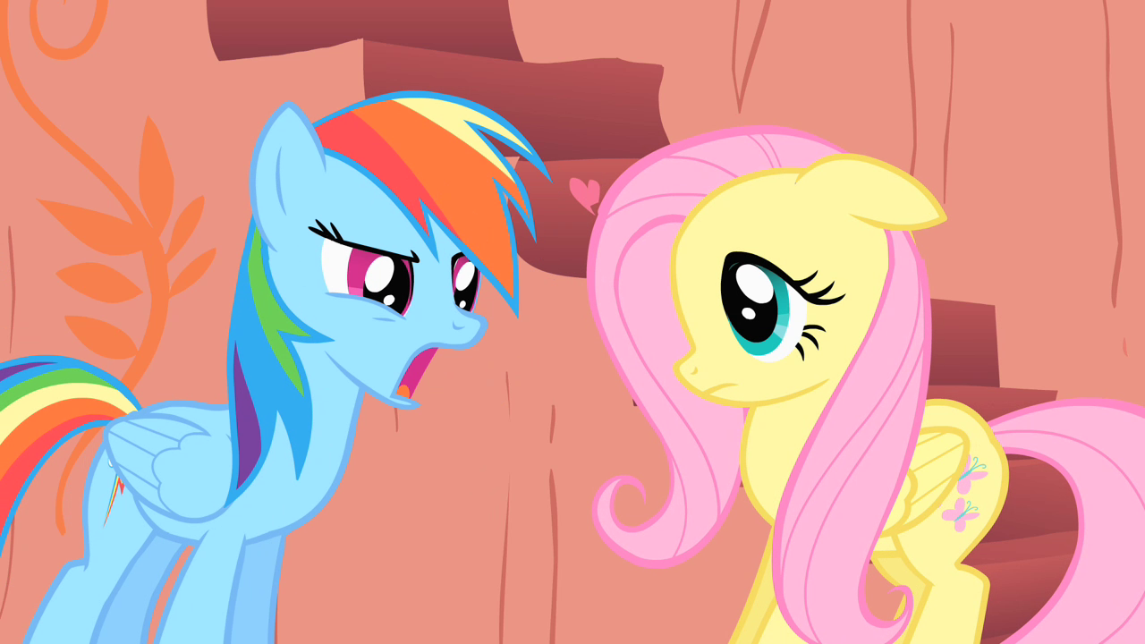 mlp fluttershy x rainbow dash