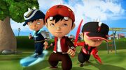 Boboiboy taufan tanah halilintar