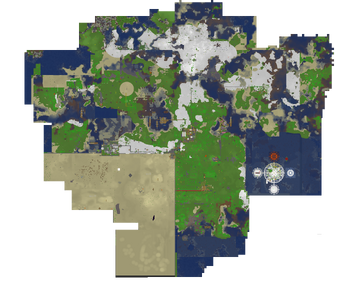 Minecraftia top view