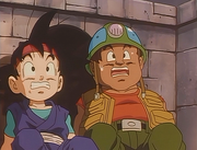 Goku Jr. and Puck Playing in the Goonies
