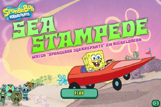 spongebob bus rush game play
