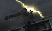 Zeus destroying Sparta