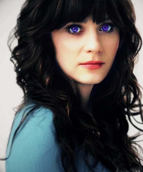 Black Hair And Purple Eyes