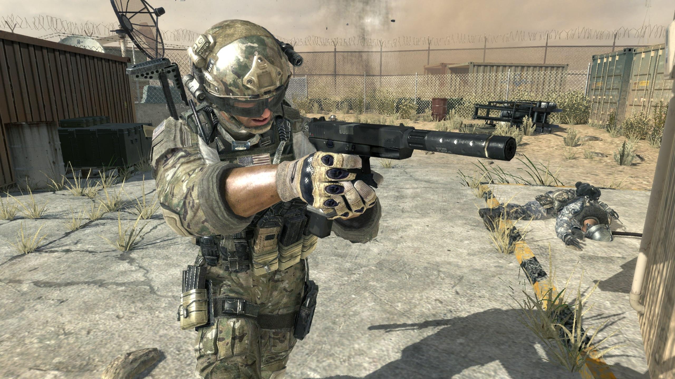 MW3+G18+Wiki Image - Delta Force with G18 MW3.jpg - The Call of Duty Wiki - Black ...