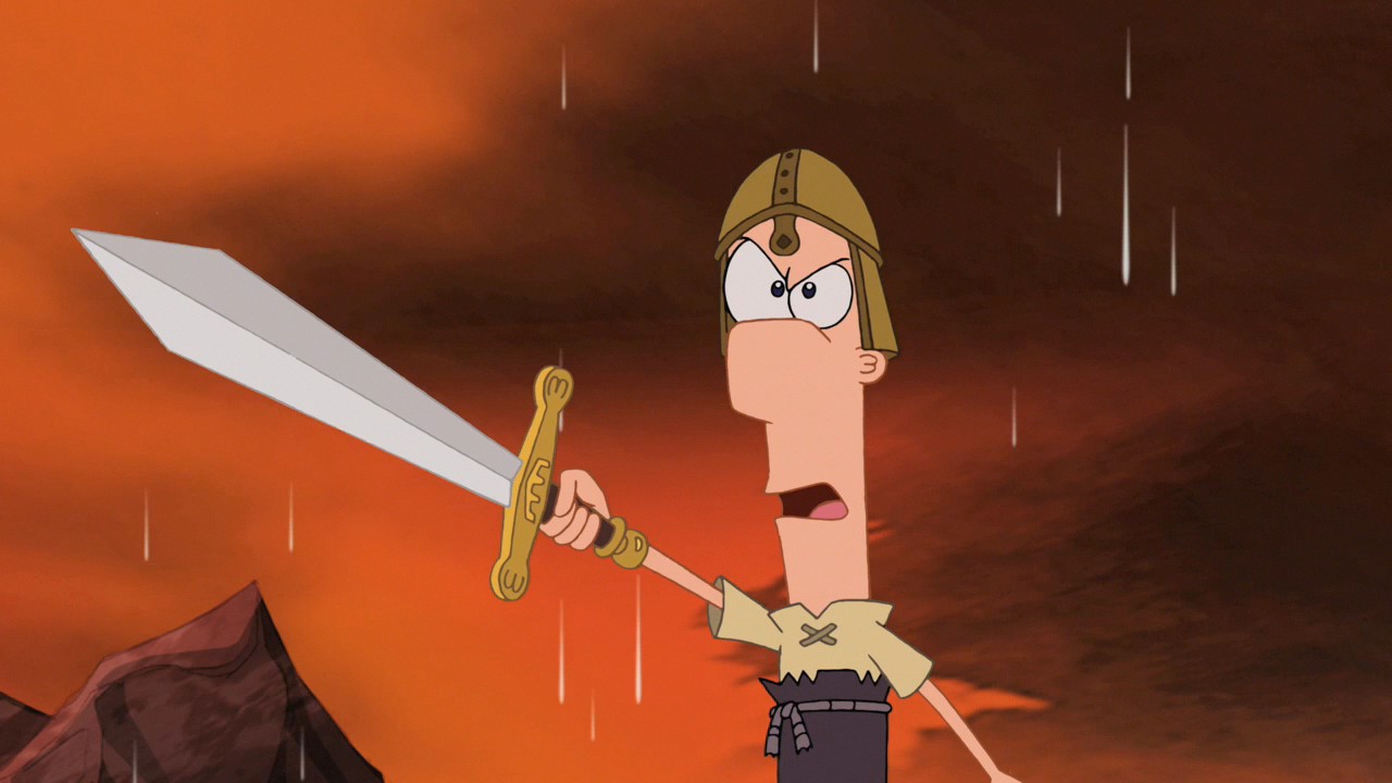 Ferb With A Sword