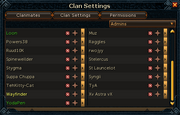 Clan list