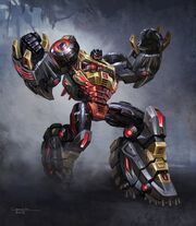 Transformers fall of cybetron dinobot grimlock 1 concept art