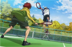 Ryoma and Kintaro completely destroying a High School pair
