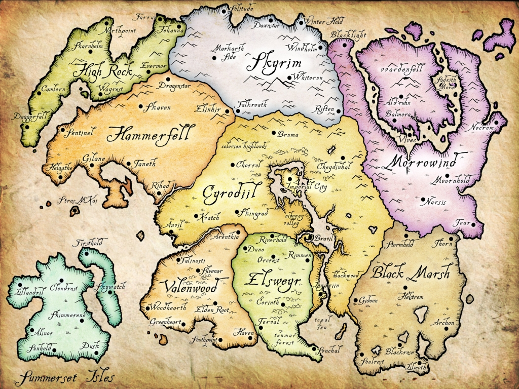 Tamriel The Elder Scrolls Wiki