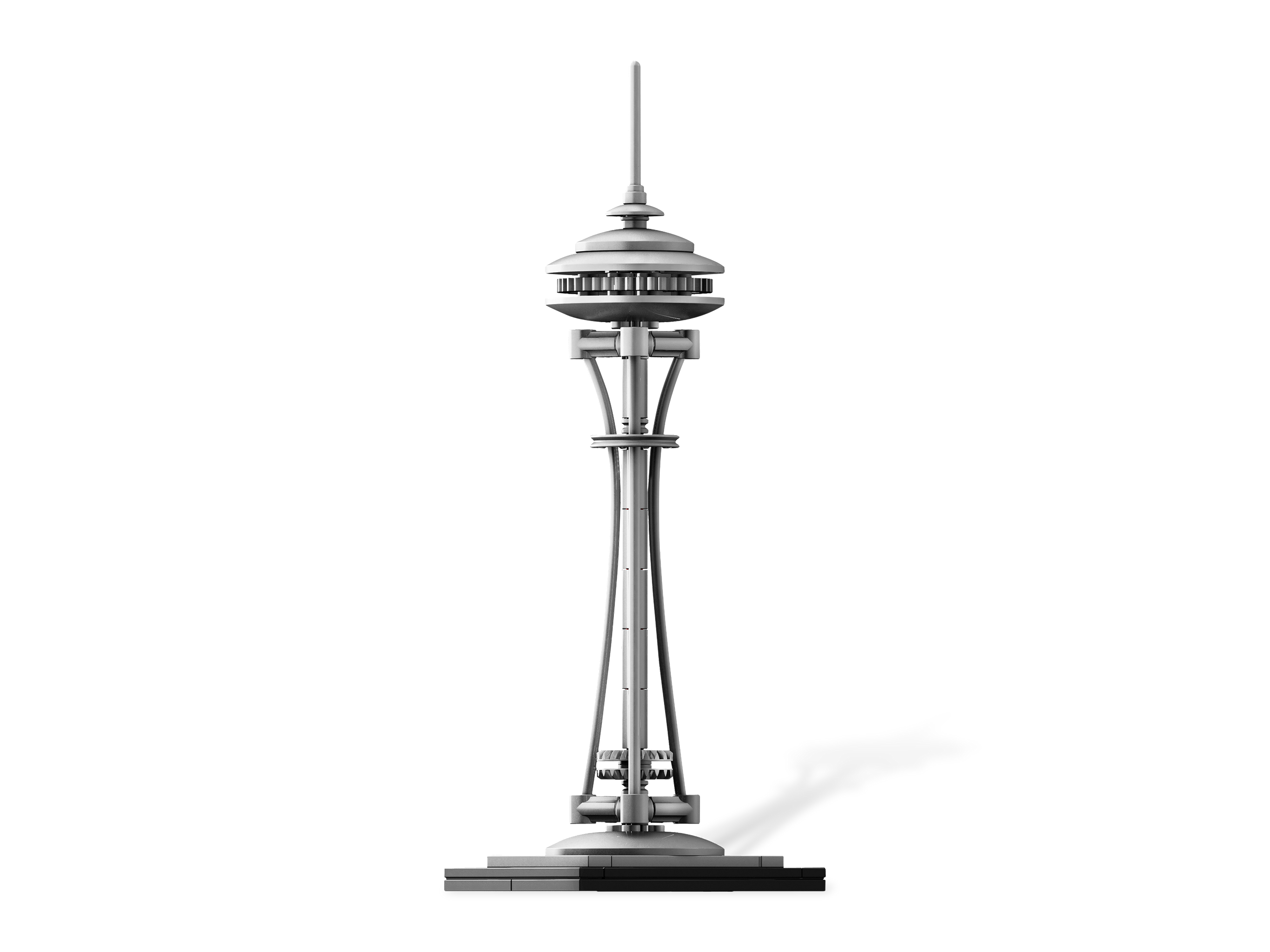 Seattle Space Needle Drawing Sketch Coloring Page