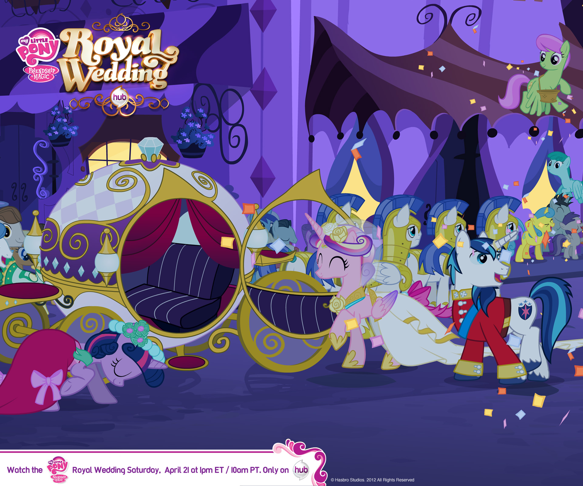 Image Canterlot Wedding Wallpaper 2.jpg My Little Pony Friendship