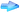 Blue Glass Arrow