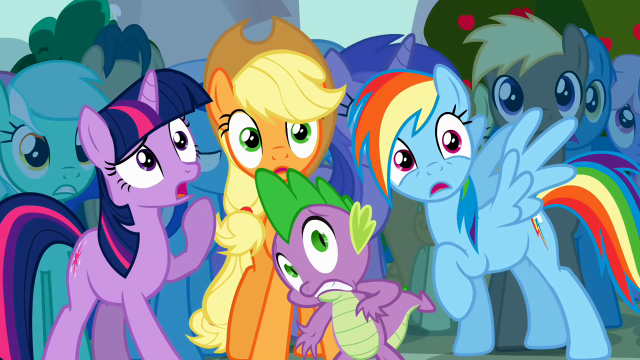 Image Shocked crowd S1E06.png My Little Pony Friendship is Magic Wiki