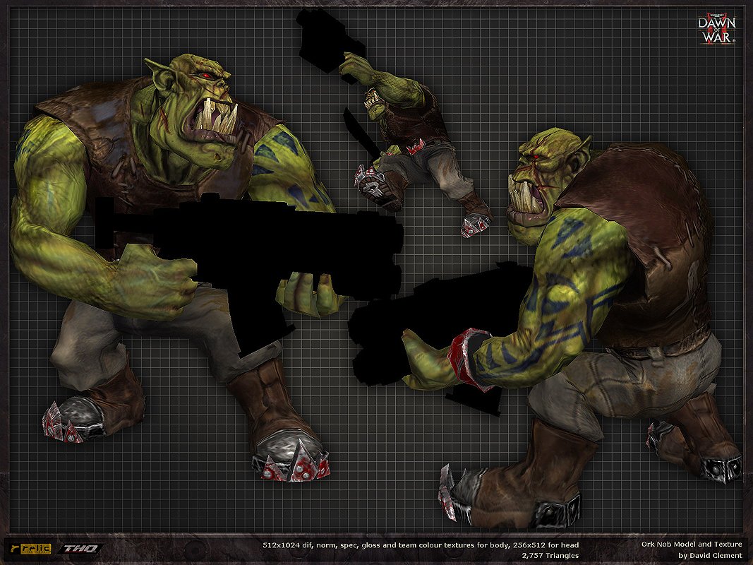 Image Dow2 Ork Shoota Nob Design Dawn Of War Wiki 