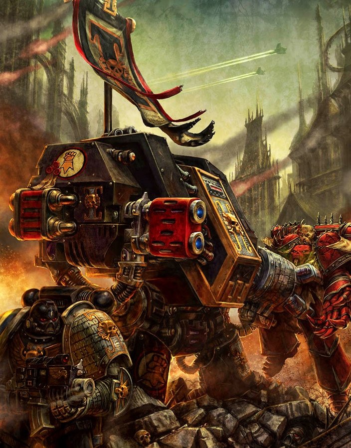 Deathwatch Dreadnought - Warhammer 40K Wiki - Space Marines, Chaos