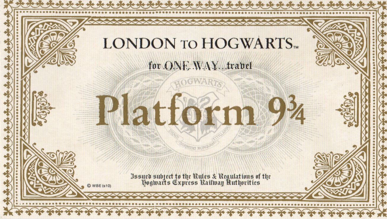 Image Hogwarts Express Ticket Harry Potter Wiki