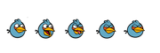 Blue bird spirites
