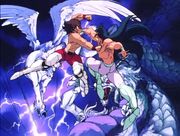 Seiya VS Shiryu