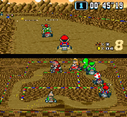Super Mario Kart gameplay