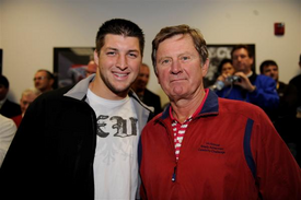 Steve-Spurrier+Tim Tebow
