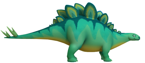 stegosaurus with horns