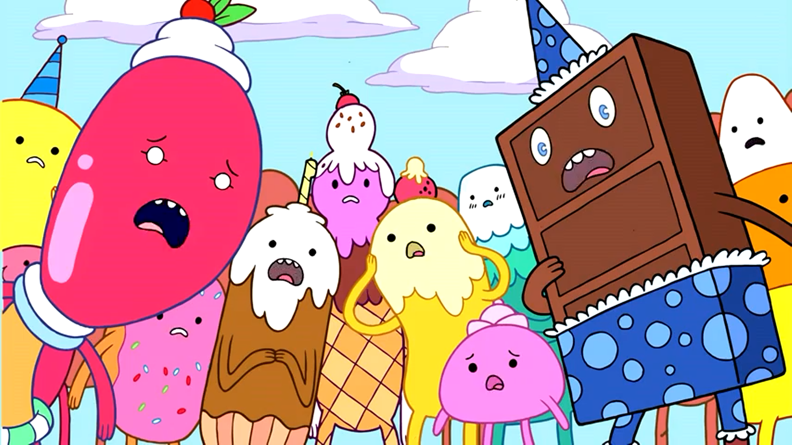 Adventure Time Candy People Funny Gif