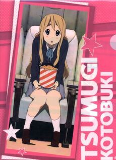 Mugi watching movie