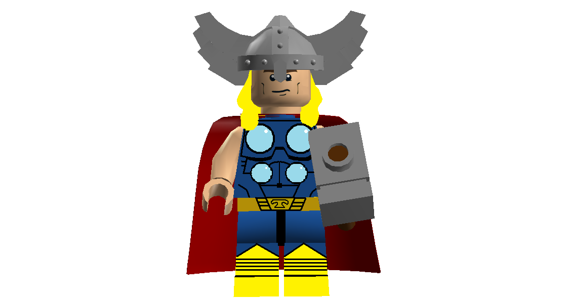 lego custom thor hammer