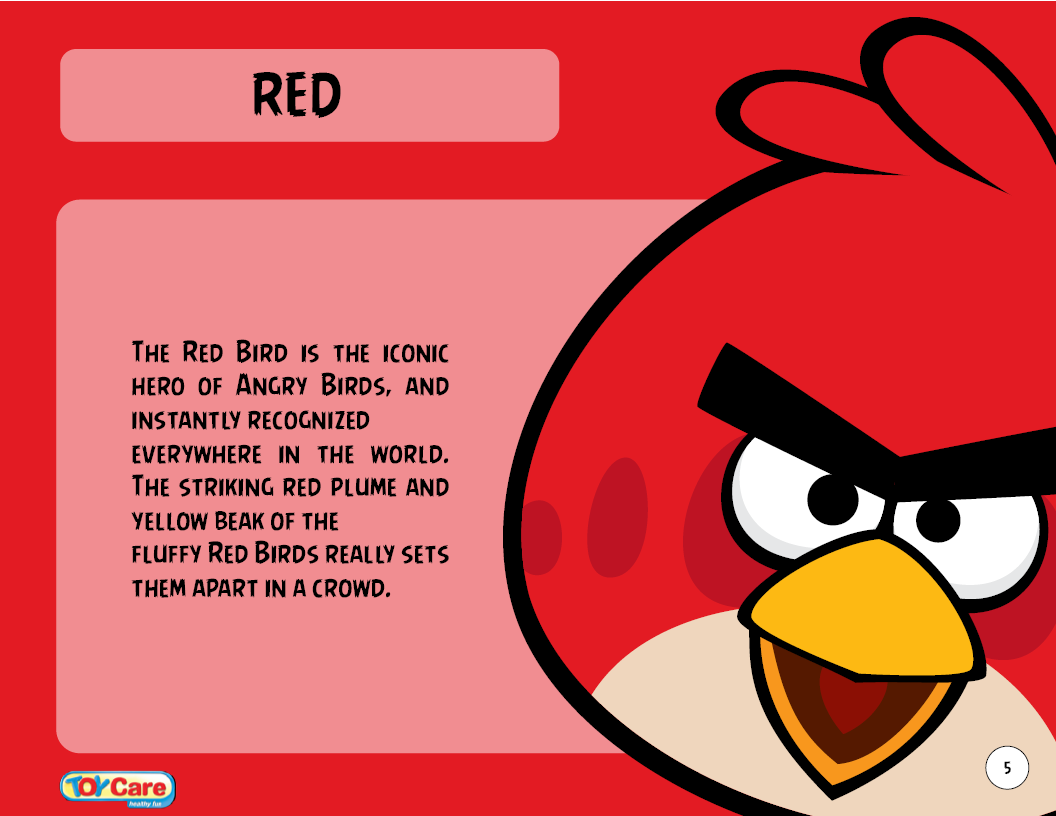 angry birds toys red