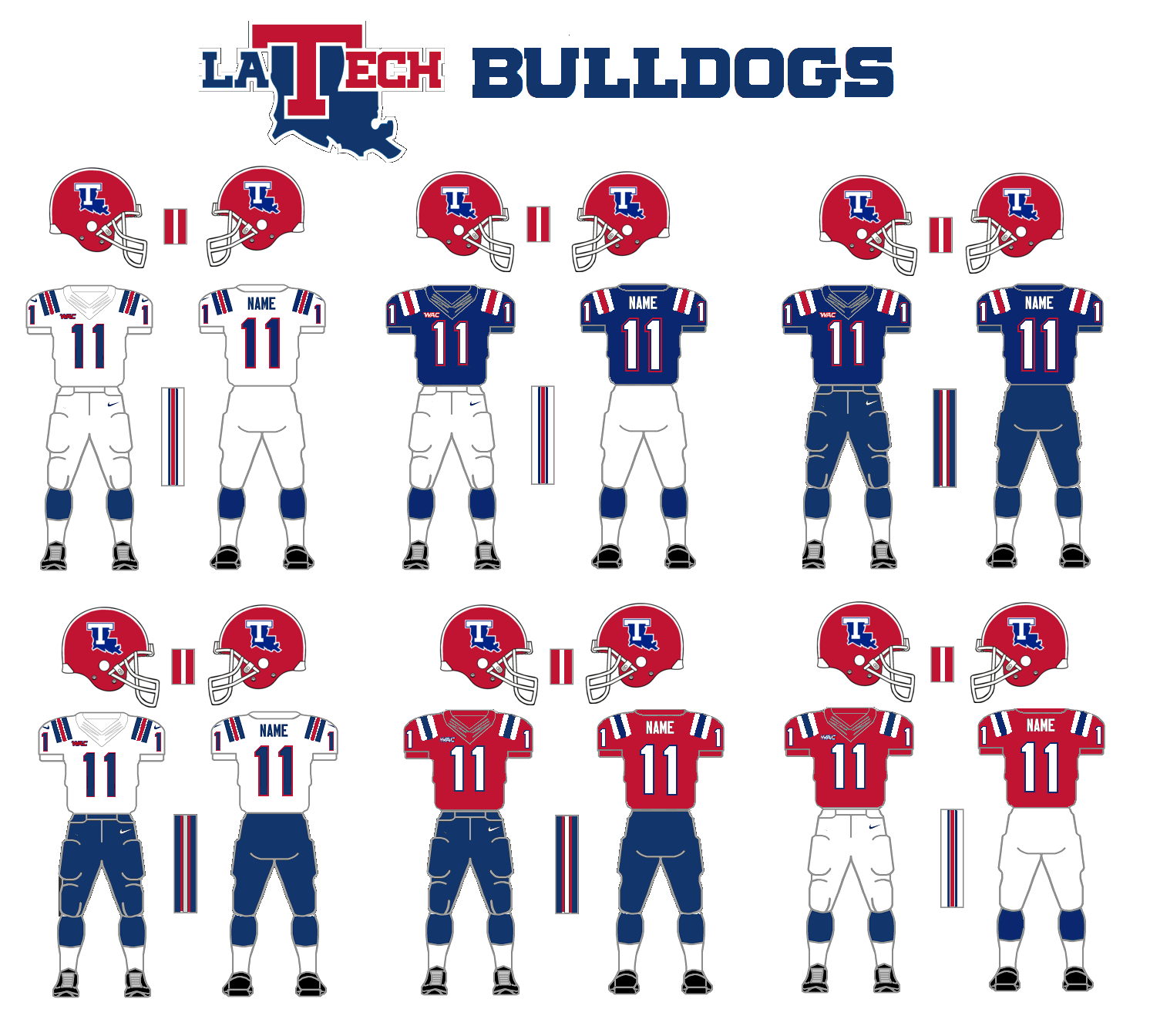 Image WACUniformLouisiana Tech.png American Football Wiki